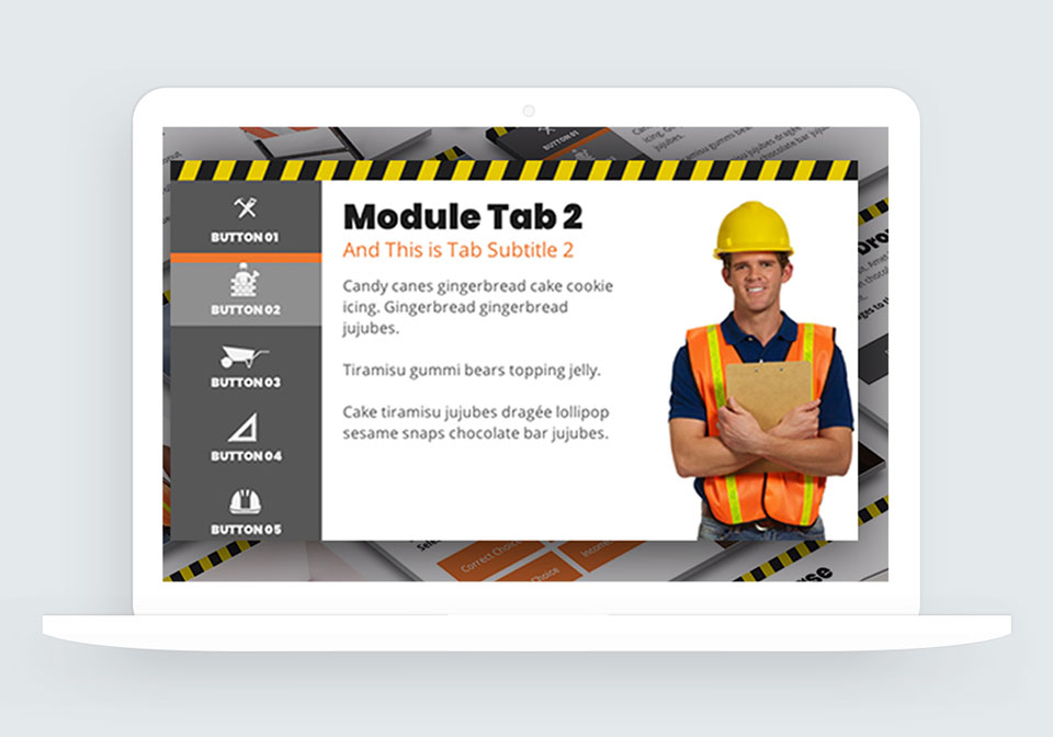 Storyline 360: Construction E-Learning Template