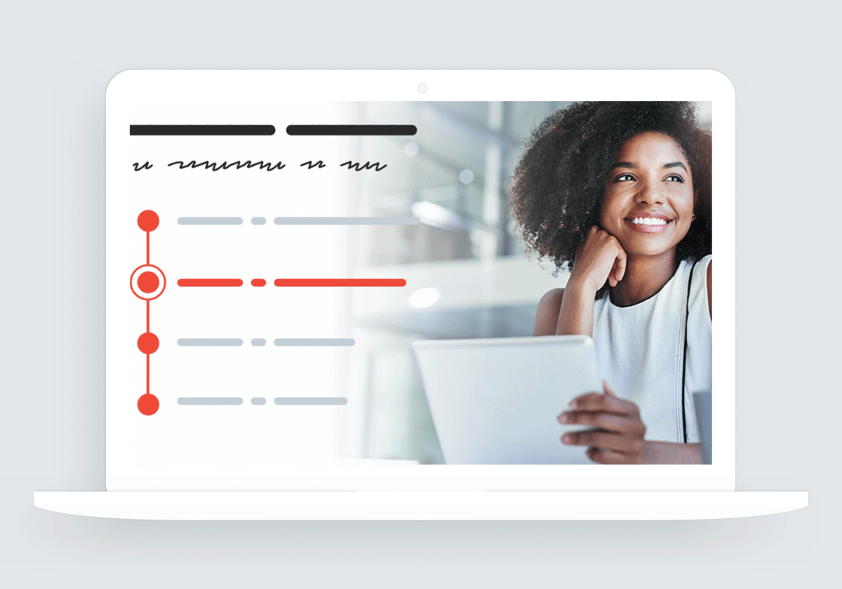 Storyline 360: Vertical Timeline E-Learning Template